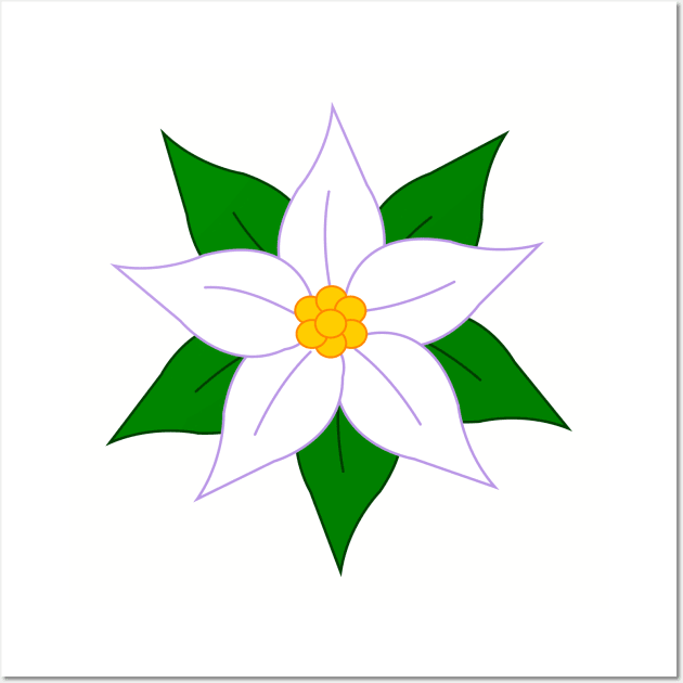 Poinsettia Wall Art by traditionation